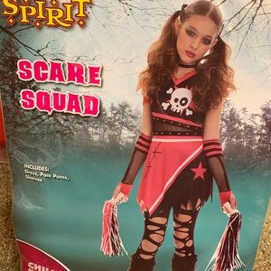 Child 8-10 zombie cheerleader costume